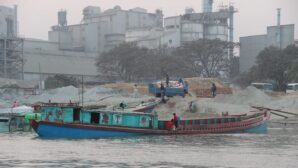 Industrial complex on the Meghna river, Bangladesh